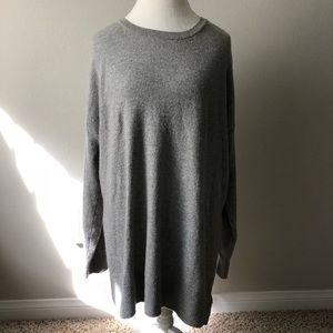 LOFT Grey Tunic Sweater